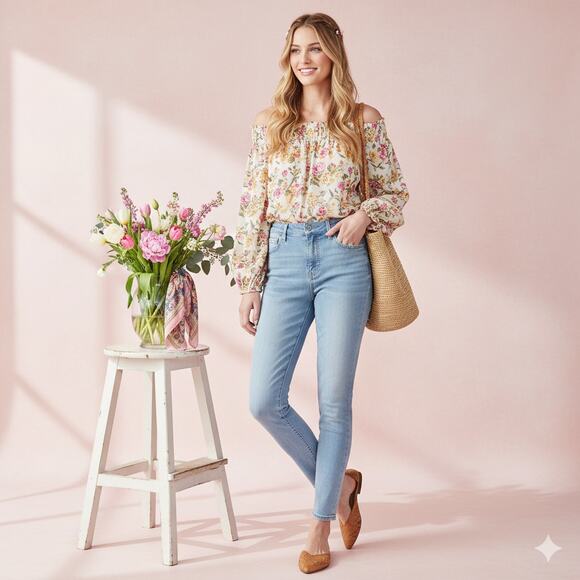 Lucky Brand High Rise Bridgette Skinny Jean Light Wash Zip Fly | Size 8 / 29 - Picture 2 of 12